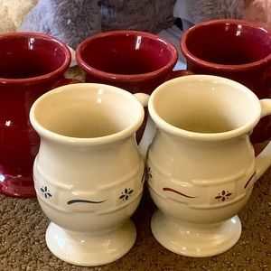 Beautiful Set of Longaberger Cups